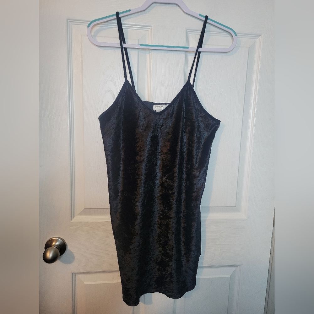 Vintage Romance Du Jour Medium Nightgown Lingerie Sleep Dress Black Straps